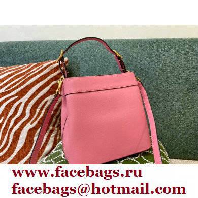 Valentino Supervee Calfskin Handbag Pink 2021