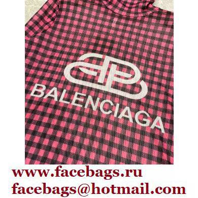 balenciaga logo printed turtleneck pink 2021 - Click Image to Close