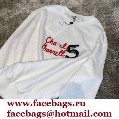 chanel NO.5 cashmere Sweater white 2021