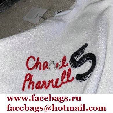 chanel NO.5 cashmere Sweater white 2021