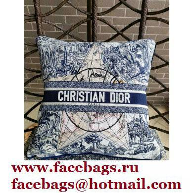 dior BLUE AROUND THE WORLD Embroidery pillow