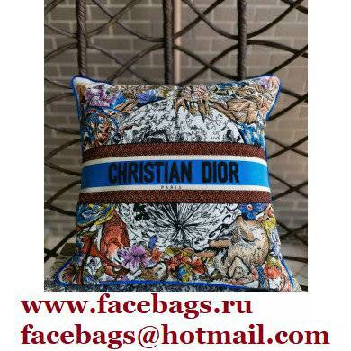dior Latte Multicolor Dior Constellation Embroidery pillow