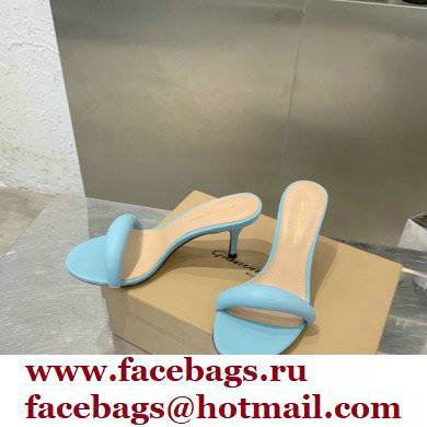 gianvito rossi 7cm bijoux leather sandals blue 2021