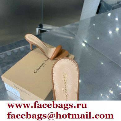 gianvito rossi 7cm bijoux leather sandals brown 2021