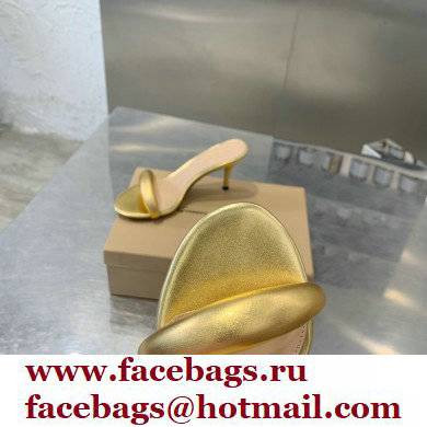 gianvito rossi 7cm bijoux leather sandals gold 2021 - Click Image to Close