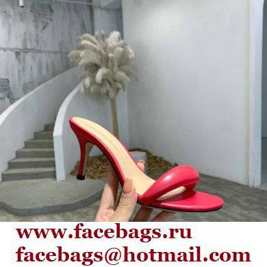 gianvito rossi 7cm bijoux leather sandals red 2021 - Click Image to Close