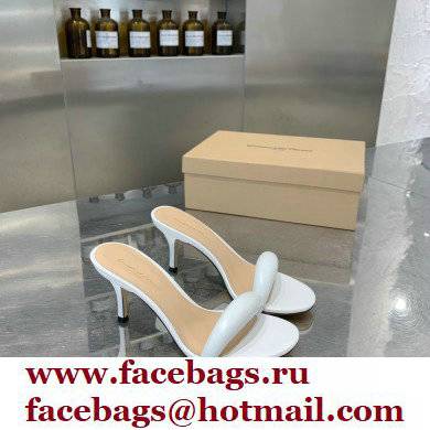 gianvito rossi 7cm bijoux leather sandals white 2021 - Click Image to Close