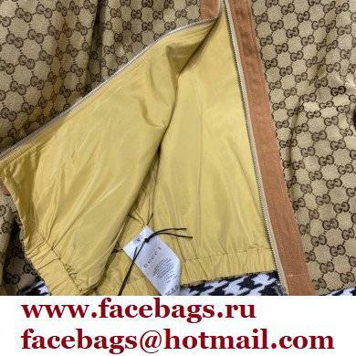 gucci gg canvas coat with colar 2021
