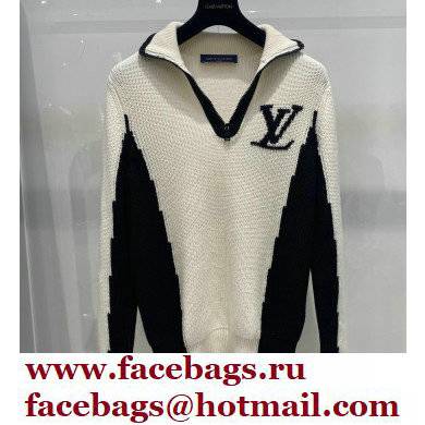 louis vuitton Two-Tone High Neck with Half-Zip 1A8WS0 - Click Image to Close