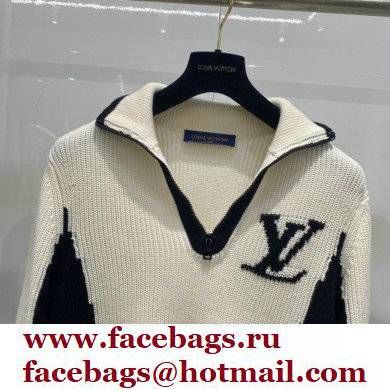 louis vuitton Two-Tone High Neck with Half-Zip 1A8WS0