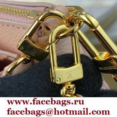 louis vuitton pink Monogram Empreinte leather Multi Pochette Accessoires m45777