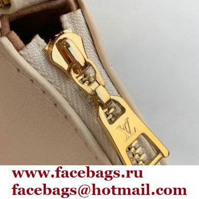 louis vuitton white Monogram Empreinte leather Multi Pochette Accessoires m45777 - Click Image to Close