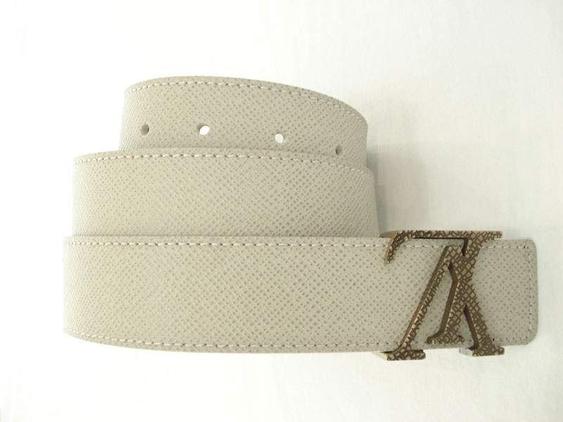 Louis Vuitton LV Initiales Taiga Leather M6897 White