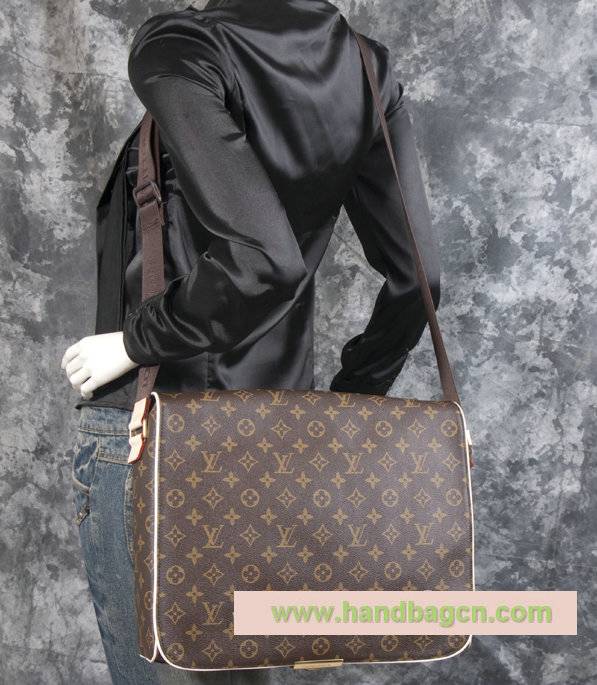 Louis Vuitton m45257 Monogram Canvas Abbesses Messenger Bag