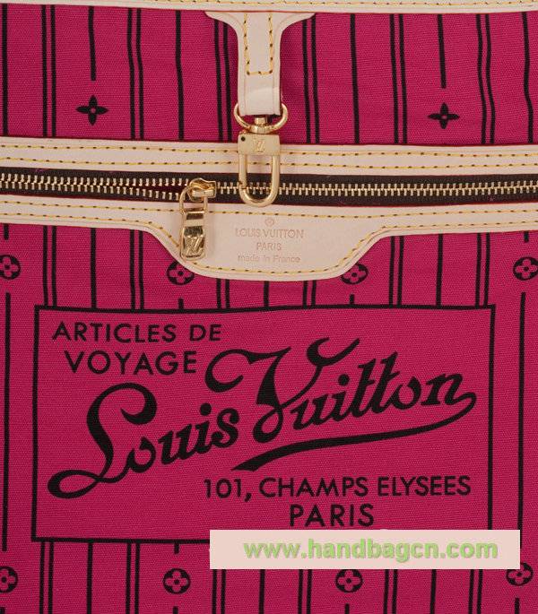 Louis Vuitton Monogram Roses Canvas Neverfull MM m48613