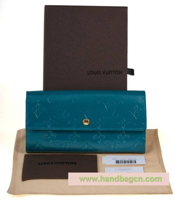 Louis Vuitton m61725 Monogram Vernis Sarah Wallet