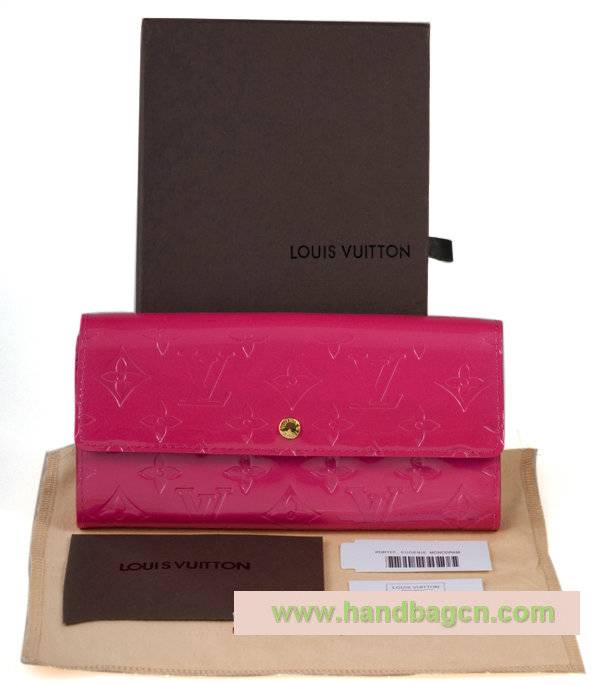 Louis Vuitton Monogram Vernis Sarah Wallet m61725 - Click Image to Close