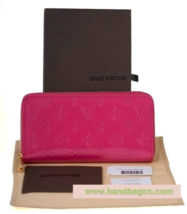 Louis Vuitton m61728 Monogram Vernis Zippy Wallet