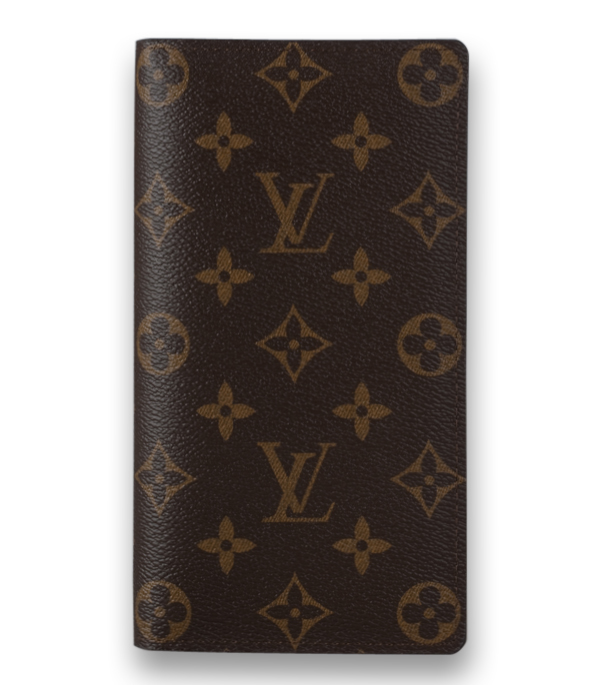 Louis Vuitton m62225 Monogram Canvas European Checkbook and Card Holder