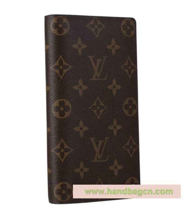 Louis Vuitton m62225 Monogram Canvas European Checkbook and Card Holder - Click Image to Close