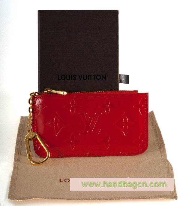 Louis Vuitton m62631 Monogram Vernis Key and Change Holder