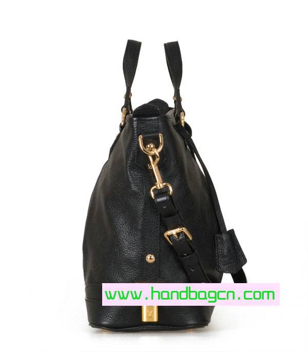 Louis Vuitton Mahina Leather Stellar PM M93176 Black Calfskin With Gold Hardware - Click Image to Close