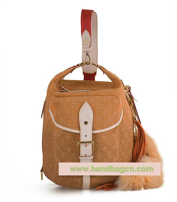 Louis Vuitton m95873 Monogram Denim Duffel Bag