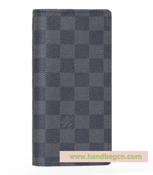 Louis Vuitton n62665 Damier Graphite Brazza Wallet