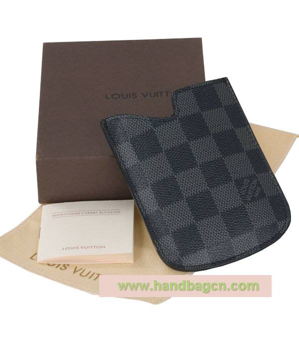 Louis Vuitton n62667 Damier Graphite Blackberry Case Large