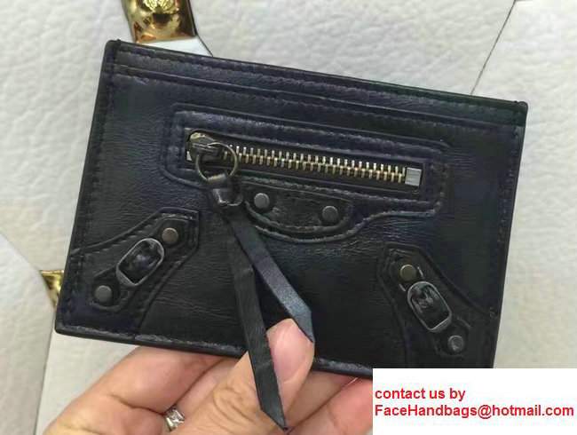 Balenciaga Credit Card Holder Black - Click Image to Close