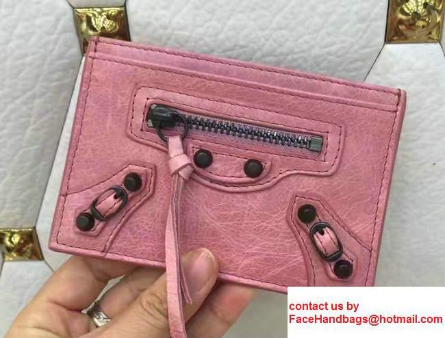 Balenciaga Credit Card Holder Pink - Click Image to Close