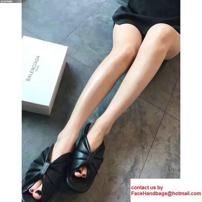 Balenciaga Slipper Sandals Black 2017 - Click Image to Close