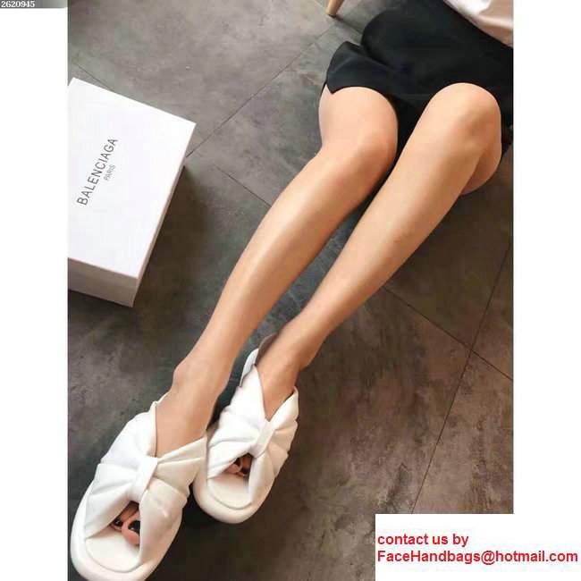 Balenciaga Slipper Sandals White 2017 - Click Image to Close