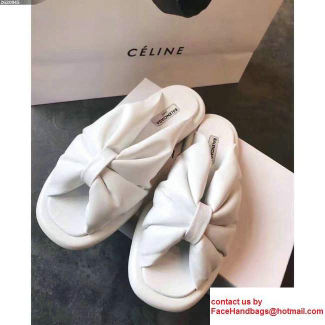 Balenciaga Slipper Sandals White 2017