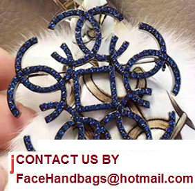 Chanel Brooch 06 Blue A96595 2017 - Click Image to Close