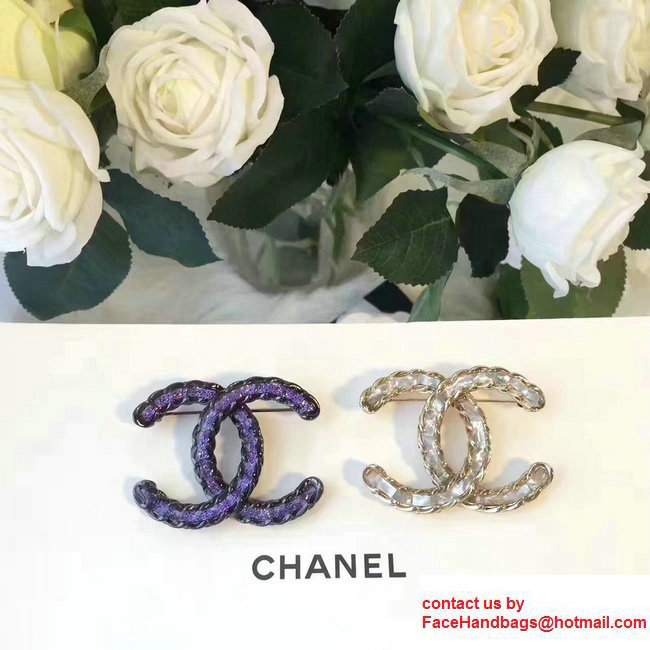 Chanel Brooch 08 Purple 2017 - Click Image to Close
