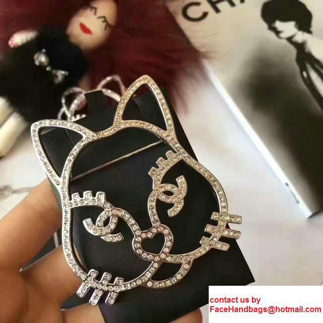 Chanel Cat Head Brooch - Click Image to Close