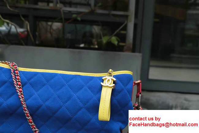 Chanel Gabrielle Medium Hobo Bag A93654 Yellow/Blue/Red 2017 - Click Image to Close