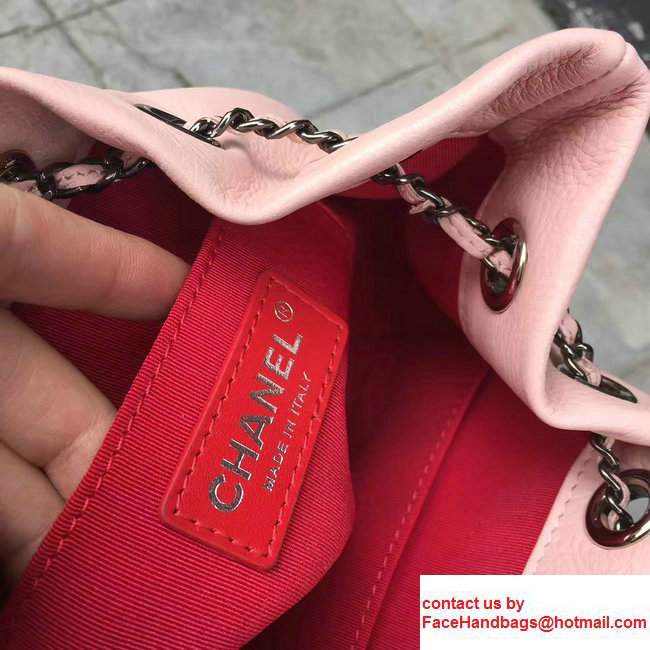 Chanel Gabrielle Purse Bag A98787 Black/Pink 2017