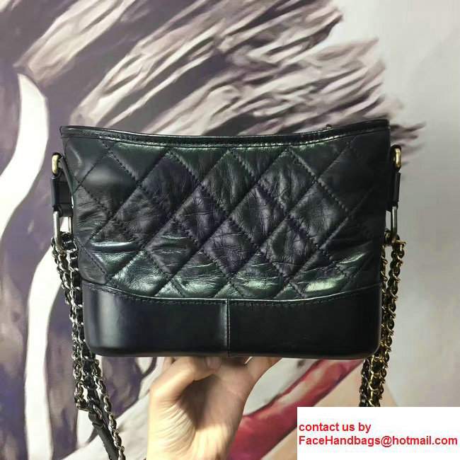 Chanel Gabrielle Small Hobo Bag A91810 Black 2017 - Click Image to Close