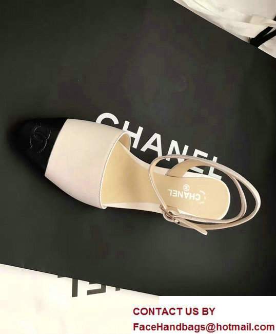 Chanel Lambskin Scandals G32691 Milky/Black 2017
