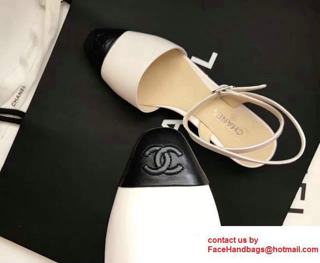 Chanel Lambskin Scandals G32691 Milky/Black 2017 - Click Image to Close