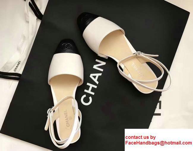 Chanel Lambskin Scandals G32691 Milky/Black 2017 - Click Image to Close