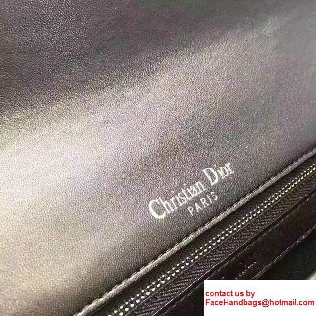 Dior Diorama Flap Bag in Micro-cannage MotifMetallic Calfskin Sky 2017