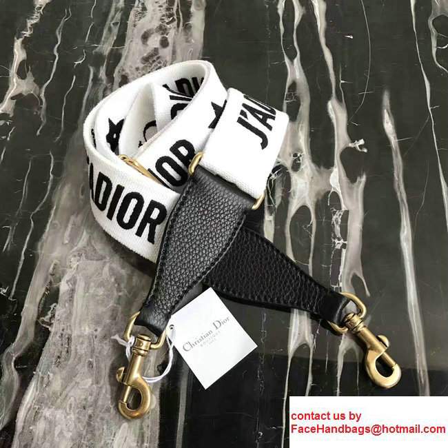 Dior J'adior Canvas Bag Strap White 2017 - Click Image to Close
