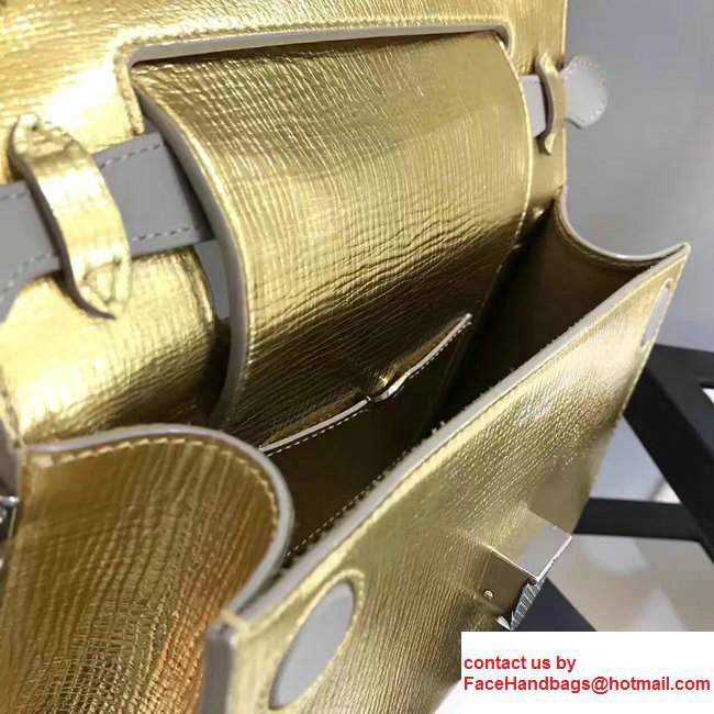 Dior Leather Diorever Squad Flap Shoulder Tote Bag Gold Spring 2017