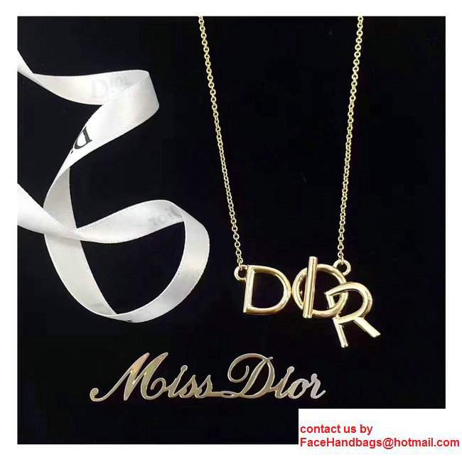 Dior Letter Logo Necklace142017