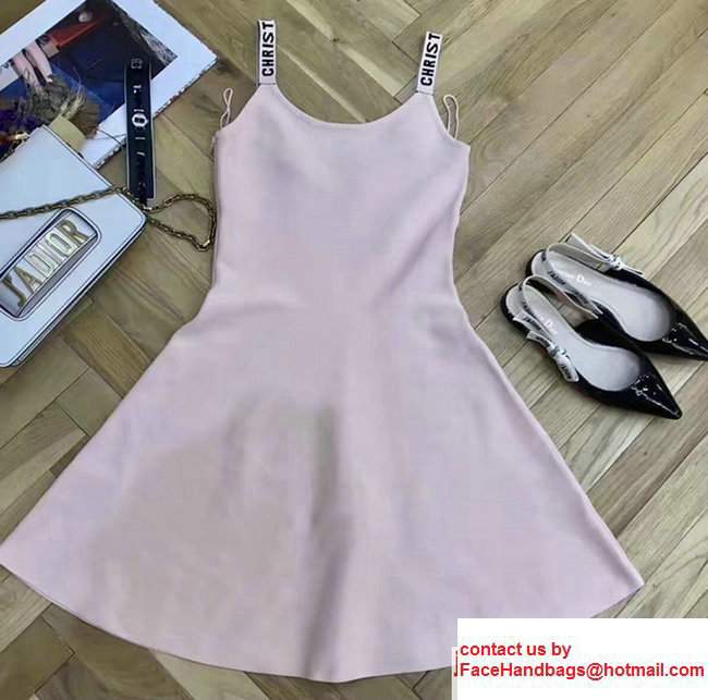 Dior Pink J'adior Sleeveless Flared Hem Mini Dress 2017