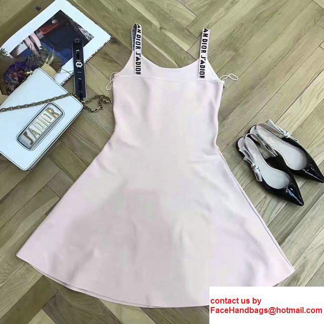 Dior Pink J'adior Sleeveless Flared Hem Mini Dress 2017 - Click Image to Close