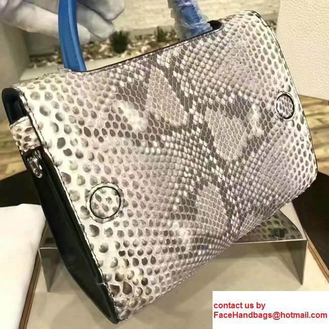 Dior Python Diorever Mini Flap Tote Bag Black 2017 - Click Image to Close